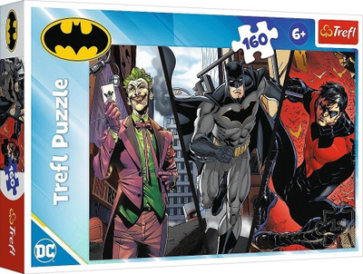 Puzzle Trefl Batman Ready for Action, 160 copa, për kalamaj, shumëngjyrësh