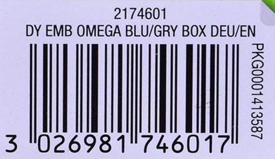 Aparat etiketash Dymo Omega, me dorë, shirit 9mm, blu