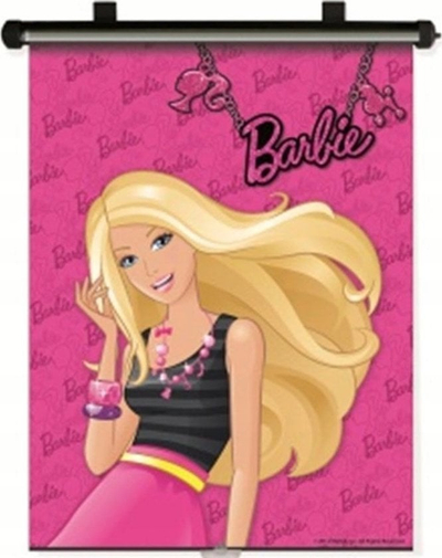 Ролетна за сонце за автомобил Zuma Kids Barbie, ротирачка, 1 парче, шарена