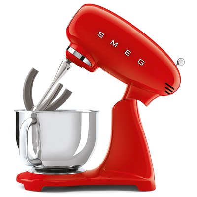 Mikser robot SMEG 50's Style SMF03RDEU, 800 W, 1L, i kuq