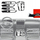 Folie mbrojtëse interieri GrizzGlass PianoSkin, Hyundai Tucson N-Line 2021-2024, set 5 copë, karbon i zi me shkëlqim