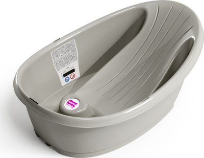 Vaskë bebe OK BABY Onda Baby Compact, ergonomike, me termometër, gri