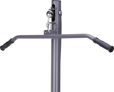 Stol për shtangë HMS LS7206, me rregullime nga të gjitha anët, me preacher curl dhe leg press, gri