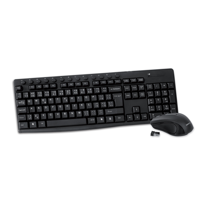Set tastierë dhe maus Omega OKM071BCZ, wireless, i zi