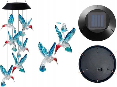 Декоративна соларна ламба Lean Toys Колибри, LED RGB, за надворешна употреба, во повеќе бои