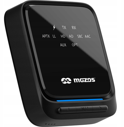 Adapter Bluetooth Mozos B3, transmetues edhe pranues, aptX HD, me dalje optike edhe AUX