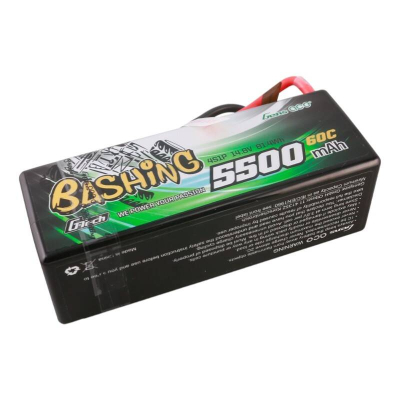 Bateri LiPo Gens Ace Bashing 4S1P, 5500mAh, 14.8V 60C, e zezë