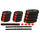 Set hantelash EB Fit 1033419, 2 x 10 kg, i rregullueshëm, i zi me të kuqe