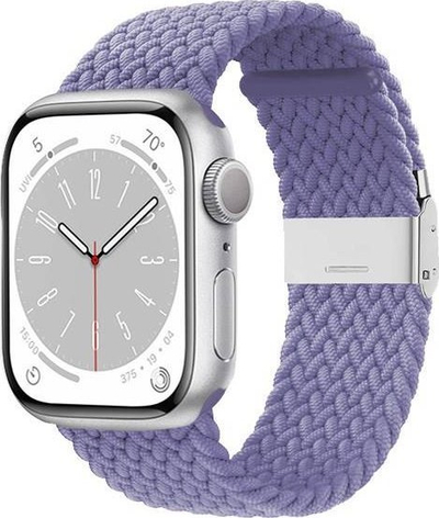 Rrip ore Crong Wave Band për Apple Watch 38/40/41 mm, i gërshetum, vjollcë