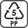 Kosh i mbeturinave Plast Team, 25 l, i zi