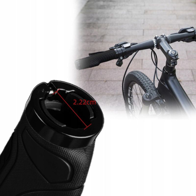 Doreza biçiklete Rockbros BT1802BK, diametër 22 mm, ergonomike, të zeza