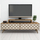 Konsolë TV Hommy Craft City, 140x48.8x41.8cm, dekor CNC, ngjyrë walnut krem