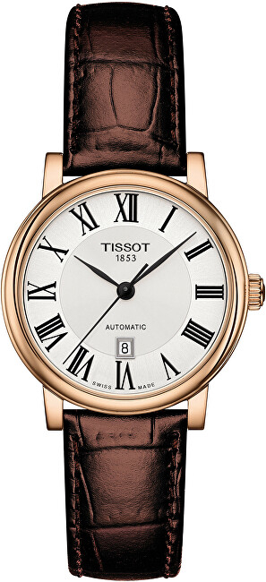 Orë dore për femra Tissot Carson Premium Automatic, e kaftë