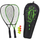Set badminton SCHILDKRÖT Speed, 2 raketa, 3 toptha, i zi jeshil