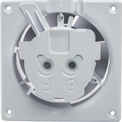 Ventilator për banjo Fan dRim 100 DTS, 100mm, me timer, i bardhë