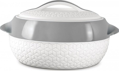 Enë termike Milton Matrix, 5L, çelik inox, gri me të bardhë