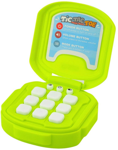 Loja elektronike LEAN Toys Tic tac toe, për fëmijë 3+, e gjelbër