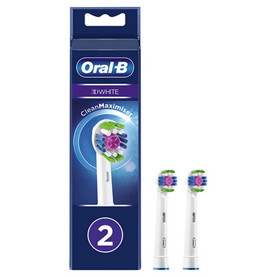 Koka zëvendësuese për furçë Oral B CleanMaximiser 3D White Technology, 2 copë
