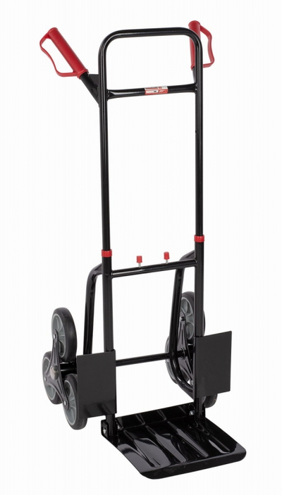 Karrocë dore KREATOR, 120kg, 6 rrota për shkallë, e palosshme