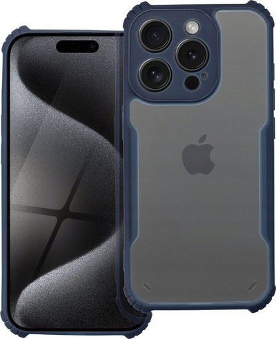 Mbrojtëse telefoni Baseus Armor për iPhone 13 Pro, me kënde të forcuara, transparente blu
