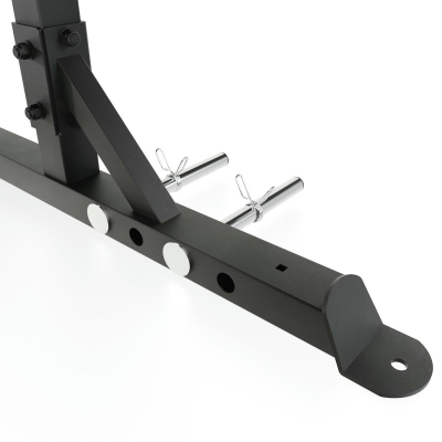 Half rack force VirtuFit HR100, stacion për squat dhe bench, me shufër për pull up, i zi