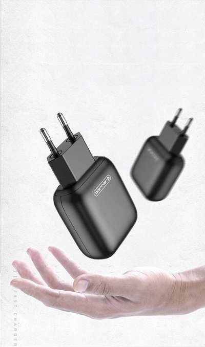 Полнач за мрежа Jellico C32, Quick Charge 3.0, 18W, бел