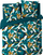 Set shtrati Lavinia, 3 pjesë, 240x220cm, me lule, blu
