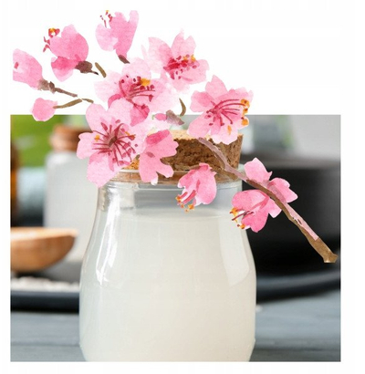 Krem banje Tesori d’Oriente Ikigai, lule qershie dhe ujë orizi, 500ml