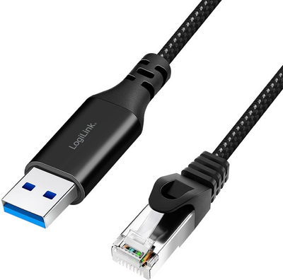 Kabllo rrjeti LogiLink CU0407, Cat6 S FTP, 15 m, e zezë