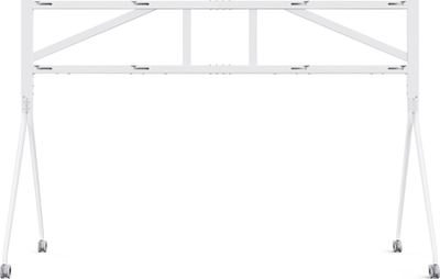 Stand dyshemeje Yealink MB-FloorStand D652, për MeetingBoard, me rrota, i bardhë