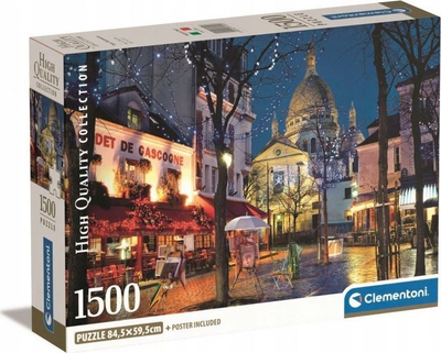 Puzzle Clementoni Fluttering Tissues, 1500 copa, 59.2 x 84.3 cm, shumëngjyrësh
