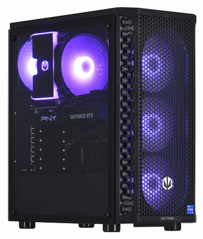Десктоп гејминг компјутер Actina Ryzen 5 5600, 16GB RAM, 1TB SSD, RTX 4060, црн
