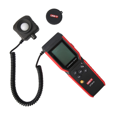 Matës drite dixhital UNI-T UT381A, 400000 lux, Bluetooth, i kuq e zi
