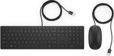 Tastierë dhe maus HP Pavilion 400 (4CE97AA), US, e zezë