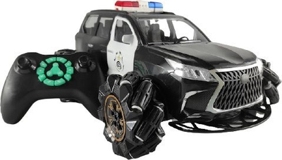 Makina e policisë me telekomandë Gazelo G162300, Off Road, rrotullim 360°, me drita