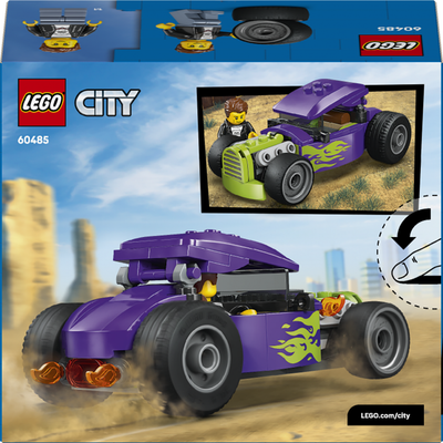 Lodra ndërtuese LEGO Hot Rod 60485, makinë sportive, shumëngjyrëshe