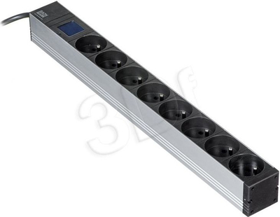 Rrymëndarës Bachmann Bluenet BN0500, 8 dalje, 19\", i zi