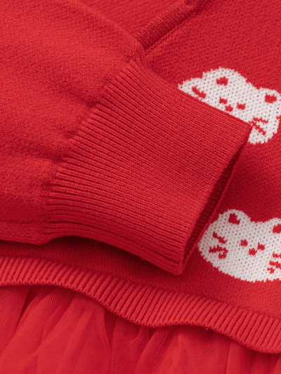 Fustani Sweet Kitty Cherry Red