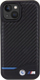 Mbulesë telefoni BMW Leather Carbon për iPhone 15 6.1", hardcase, e zezë