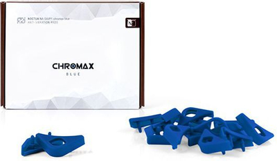Set montimi Noctua NA-SAVP1 Chromax me jastekë kundër dridhjeve, 16 copa, blu
