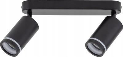 Llampa tavanit spot TK Lighting JET Black II 6912, 2xGU10, metal, e zezë mat