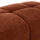 Puf këmbësh COVEN HM3342.02, 100x65x37 cm, material tekstili, ngjyrë terrakote
