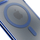 Kapotë 3MK Frosty MagCase për iPhone 12 Pro Max, MagSafe, blu e tejdukshme