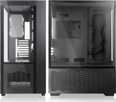 Kasë Raijintek PAEAN Premium, e zezë, Midi Tower