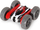 Makina akrobatike me pult Jamara Stuntcar SpinX, 2.4GHz, e kuqe me të zezë