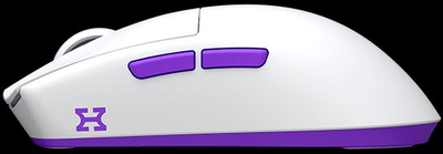 Maus gaming Hellyberry HM47 W, wireless, 12000 DPI, i bardhë