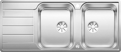 Lavaman kuzhine Blanco Classimo 8 S-IF Steel 525332, inox, dy vazo, ngjyrë argjendi