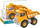 Lodër kamion Car With Drive Urban Construction, kamion shkarkues, portokalli