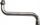 Pipë rubineti Hydroland SPOUT WL.S-300.B, 300mm, lidhje 1/2", krom