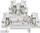 Bllok terminali Legrand VIKING 037167, 2 nivele, 2.5mm², gri